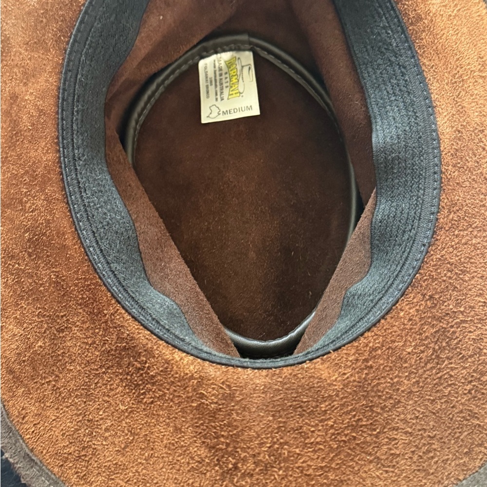 Leather barmah hat. Perfect for hiking and and traveling